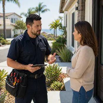 Local locksmith servicing a home in Carlsbad North County San Diego